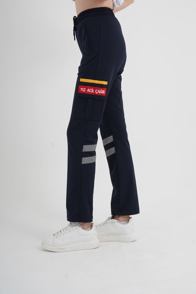 112 Acil Çağrı Merkezi Eşofman Kışlık Likralı Pantolon (Unisex)
