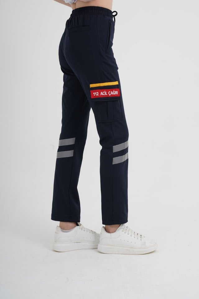 112 Acil Çağrı Merkezi Eşofman Kışlık Likralı Pantolon (Unisex)