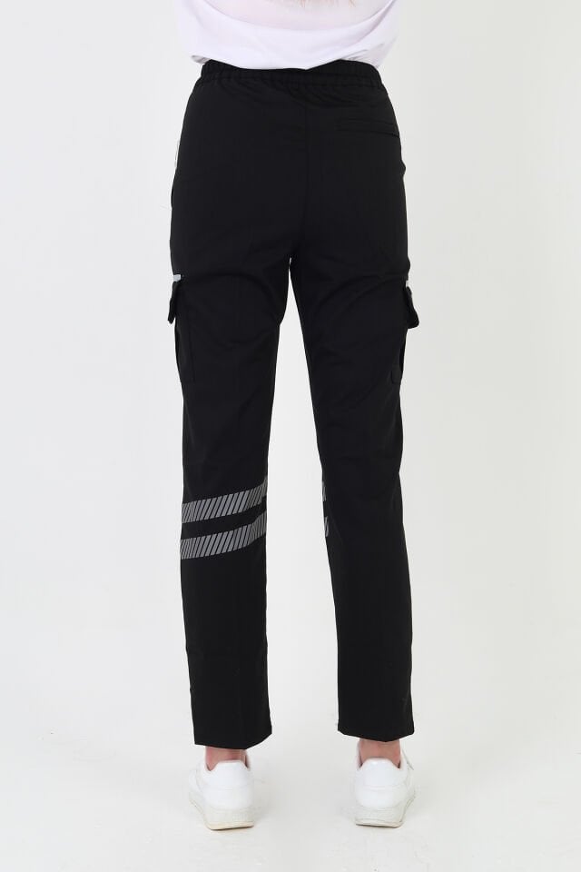 Yazlık 112 Acil Sağlık Siyah Premium Likralı Pantolon (Unisex)