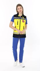 112 Acil Sağlık Sarı Kışlık Yelek (Unisex)