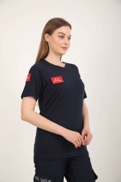 Yeni Paramedik Laivert Sıfır Yaka Penye T-shirt(Unisex)