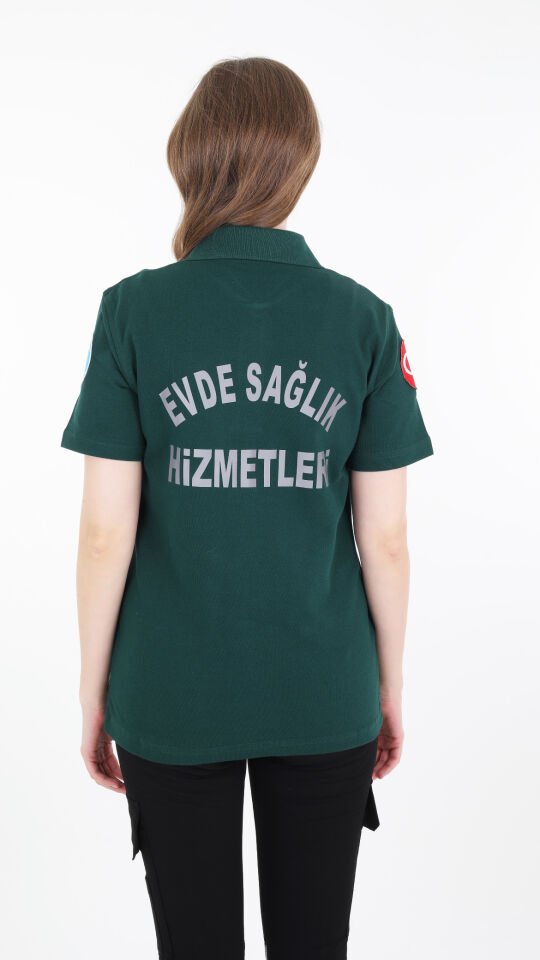 Evde Sağlık Açık Yeşil Uzun Kollu Lacost T-shirt (Unisex)