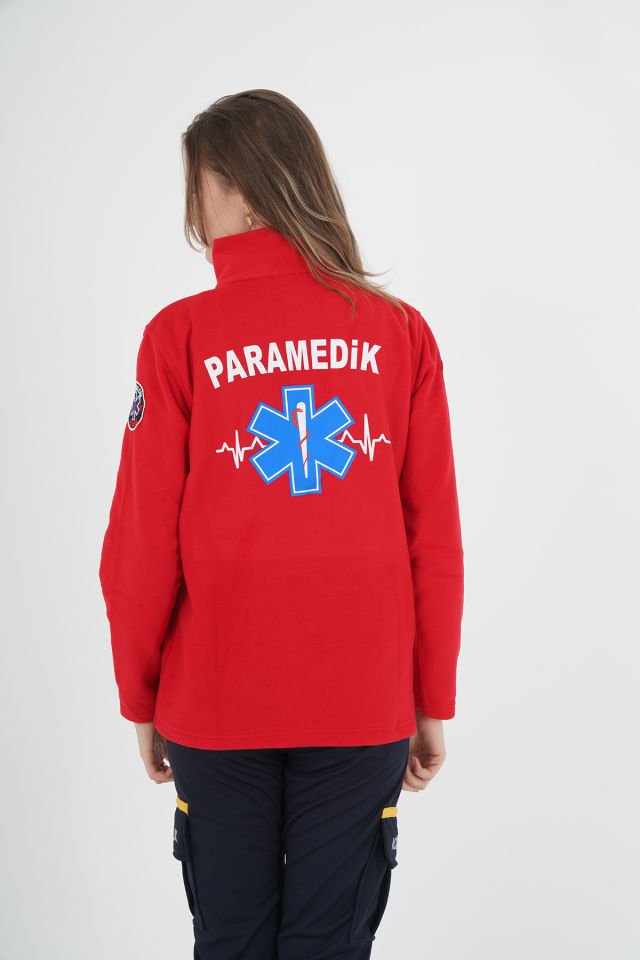 Yeni Kırmızı Fermaurlı Paramedik Swit (UNİSEX)