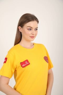 Yeni 112 Acil Sağlık Sarı Penye T-shirt (Unisex)