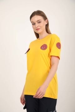 Yeni 112 Acil Sağlık Sarı Penye T-shirt (Unisex)