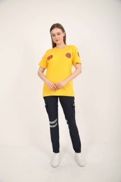 Yeni 112 Acil Sağlık Sarı Penye T-shirt (Unisex)