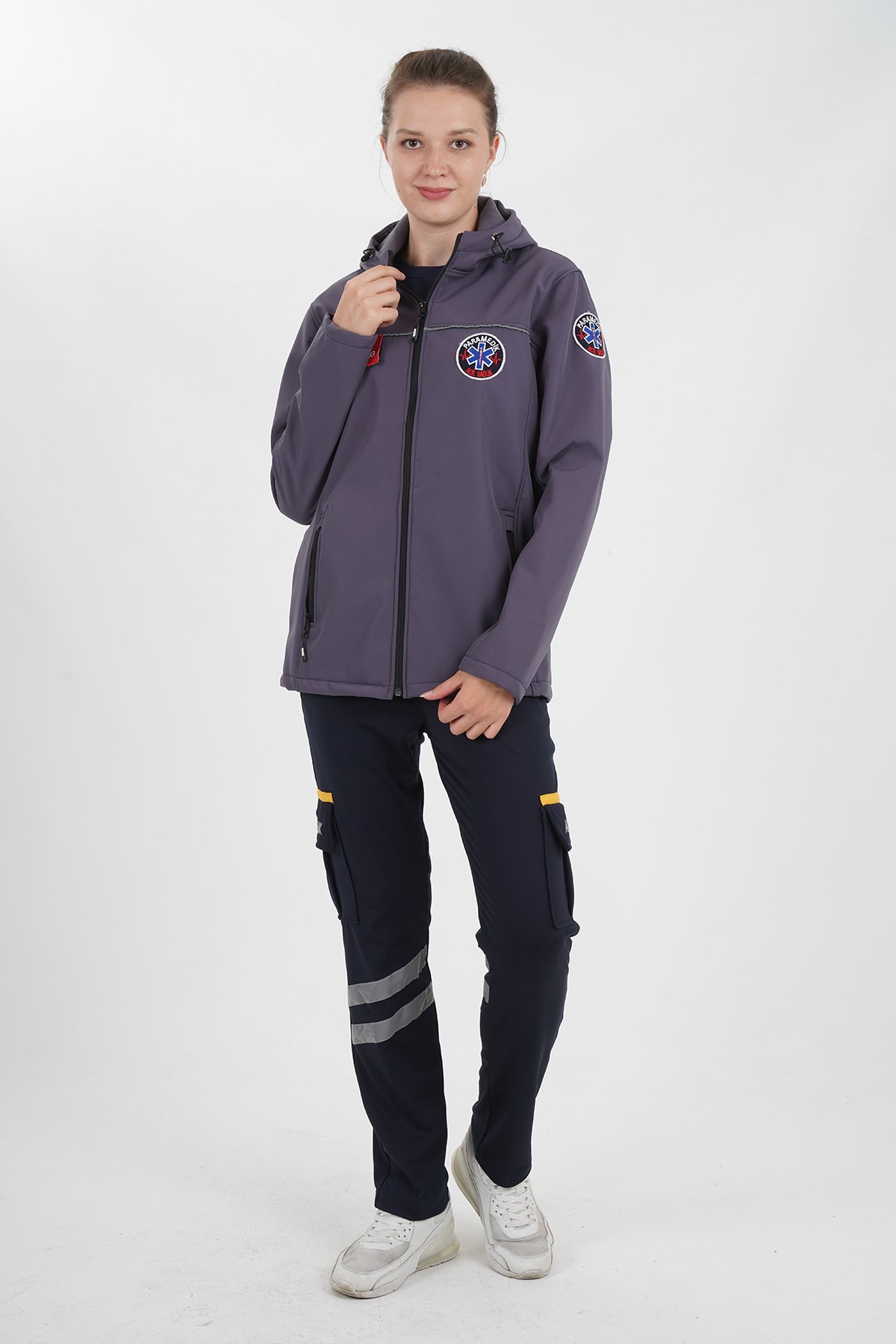 Yeni Paramedik Füme Shoftshell Mont (Su Geçirmez-Unisex)