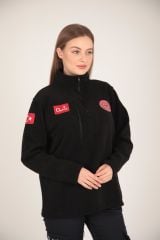Yeni 112 Acil Sağlık Siyah Fermuarlı Swit (UNİSEX)