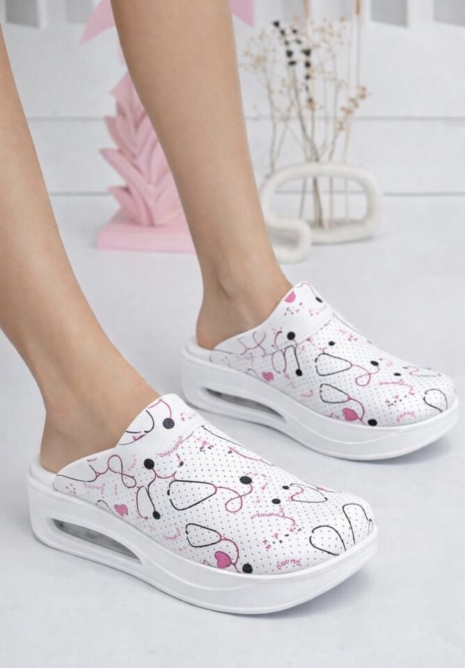 Steteskop Desenli Airmax Ortopedik Terlik