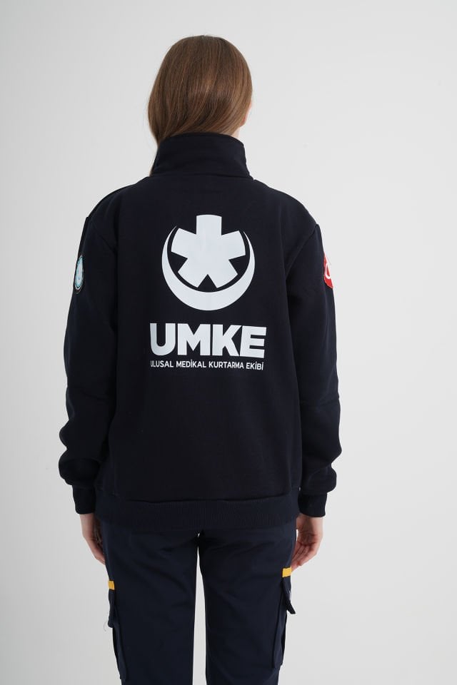 UMKE Lacivert Fermuarlı Swit (Unisex)
