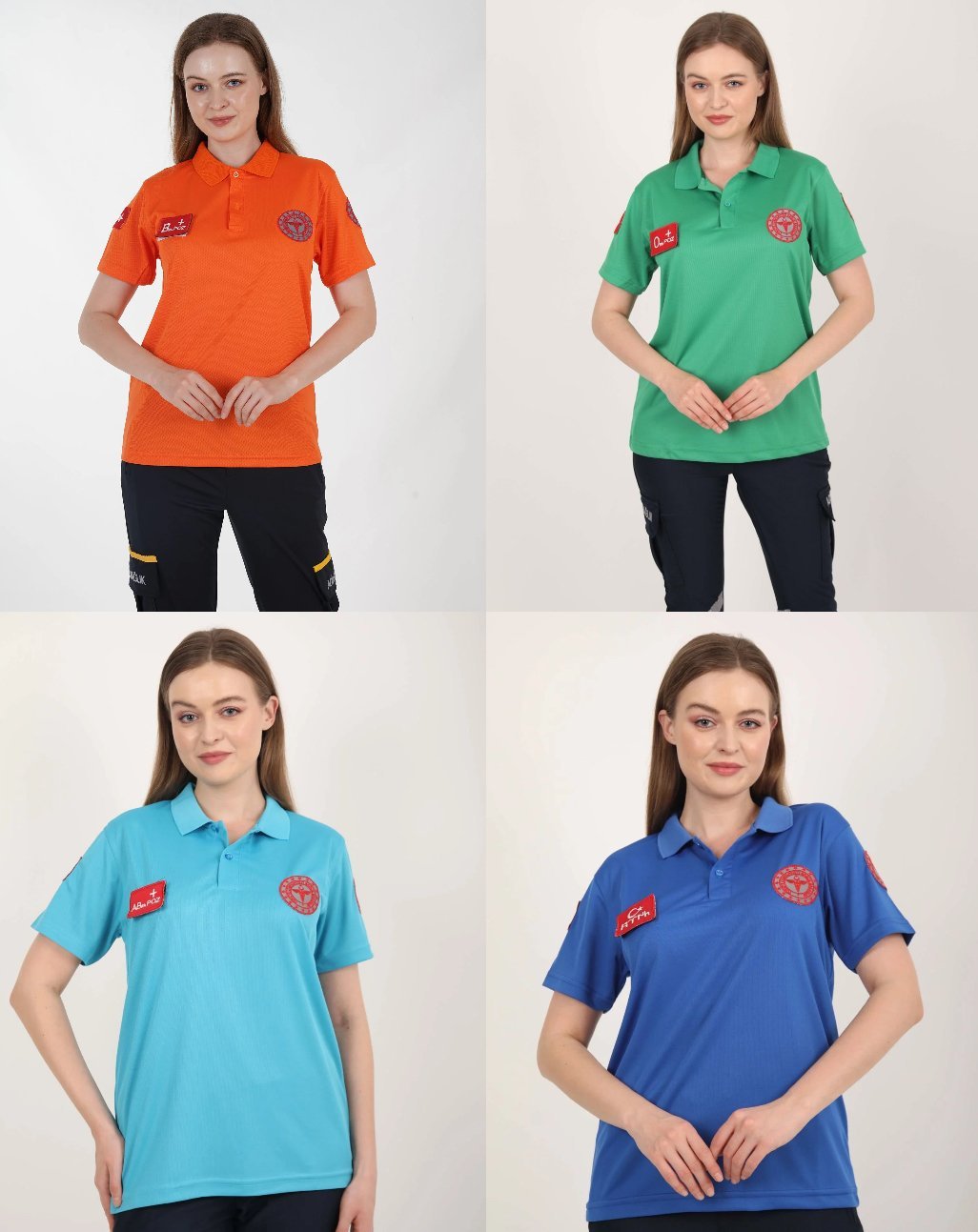 112 Acil Sağlık Polo Yaka Comfort T-shirt (Unisex-Fileli)
