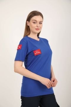 Yeni Paramedik Sax Mavisi Penye T-shirt(Unisex)