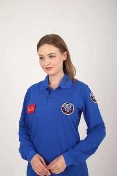 Yeni Paramedik Sax Mavisi Uzun Kollu Lacost T-shirt (Unisex)