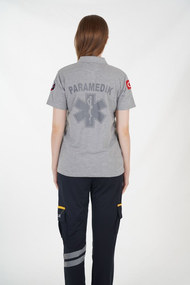 Yeni Paramedik Gri Lacost T-shirt (Unisex)
