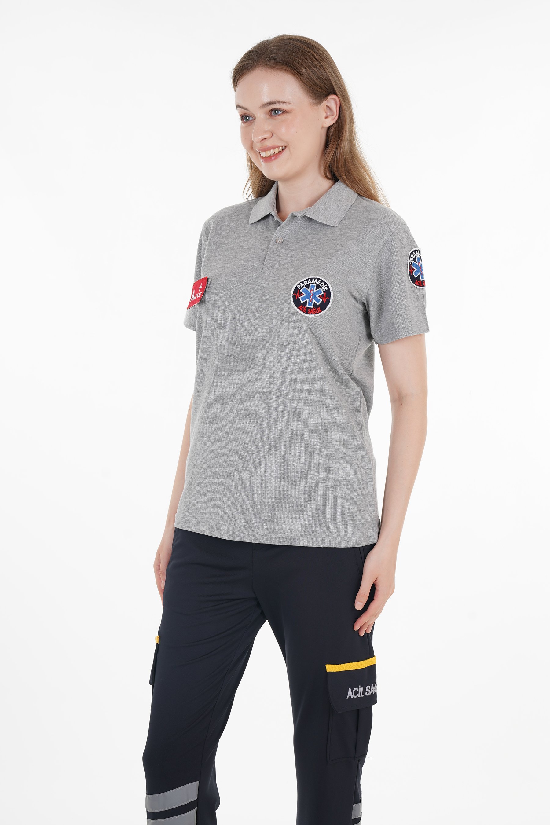 Yeni Paramedik Gri Lacost T-shirt (Unisex)
