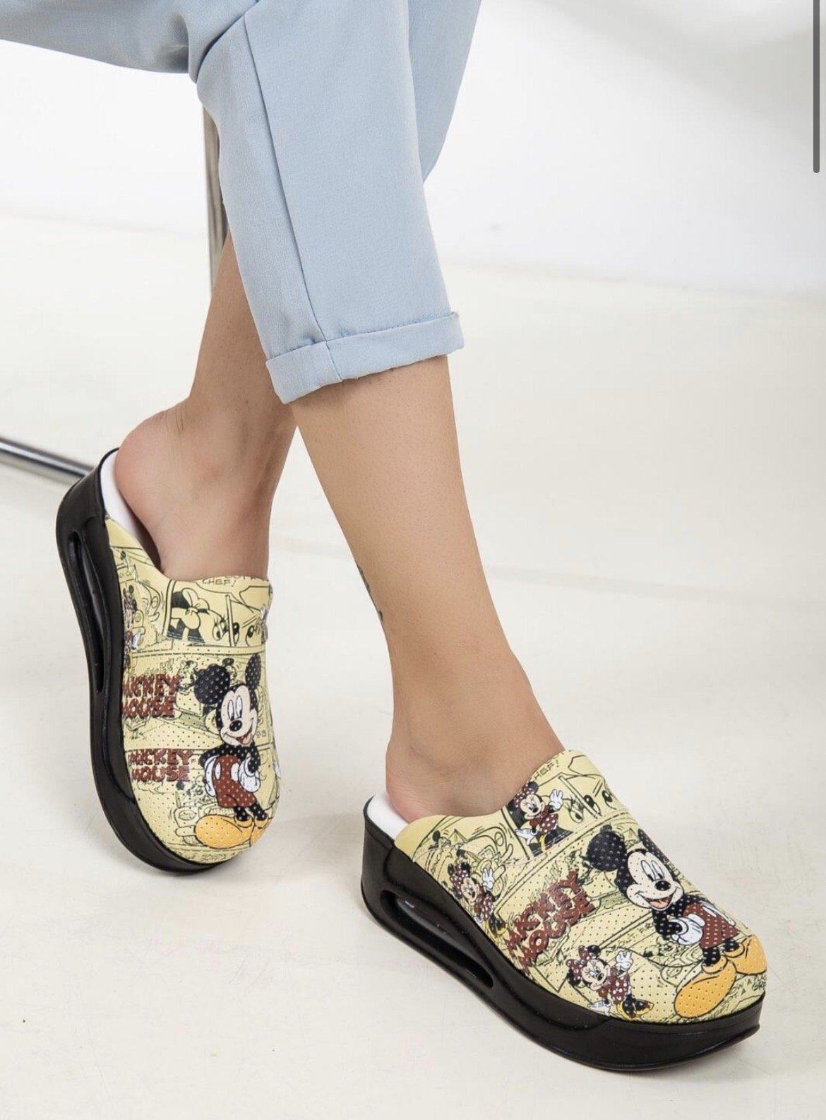 Micky Mouse Desenli Ortopedik Airmax Terlik