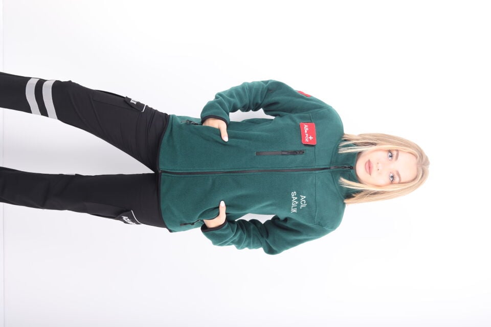 Acil Sağlık Zümrüt Yeşili Polar (Unisex)