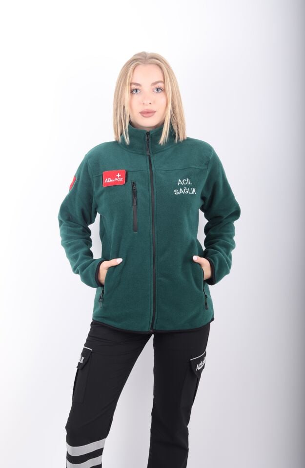 Acil Sağlık Zümrüt Yeşili Polar (Unisex)
