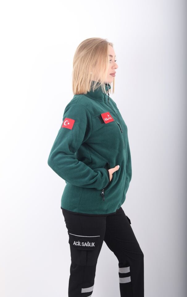 Acil Sağlık Zümrüt Yeşili Polar (Unisex)