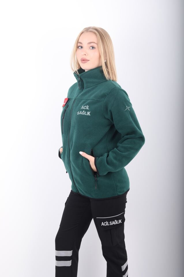 Acil Sağlık Zümrüt Yeşili Polar (Unisex)