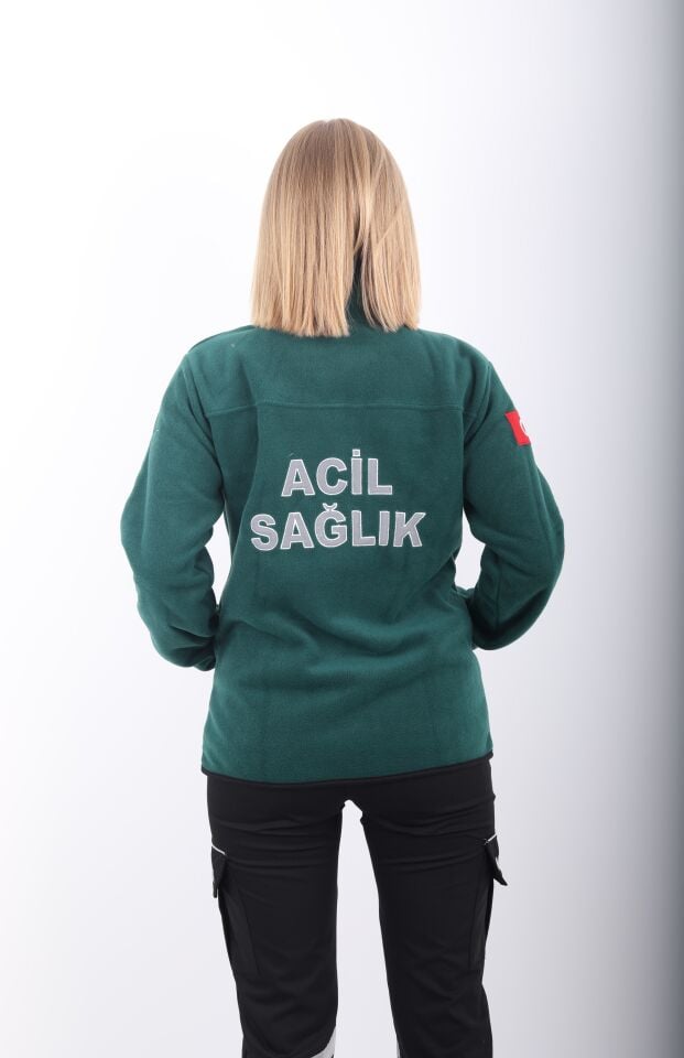 Acil Sağlık Zümrüt Yeşili Polar (Unisex)