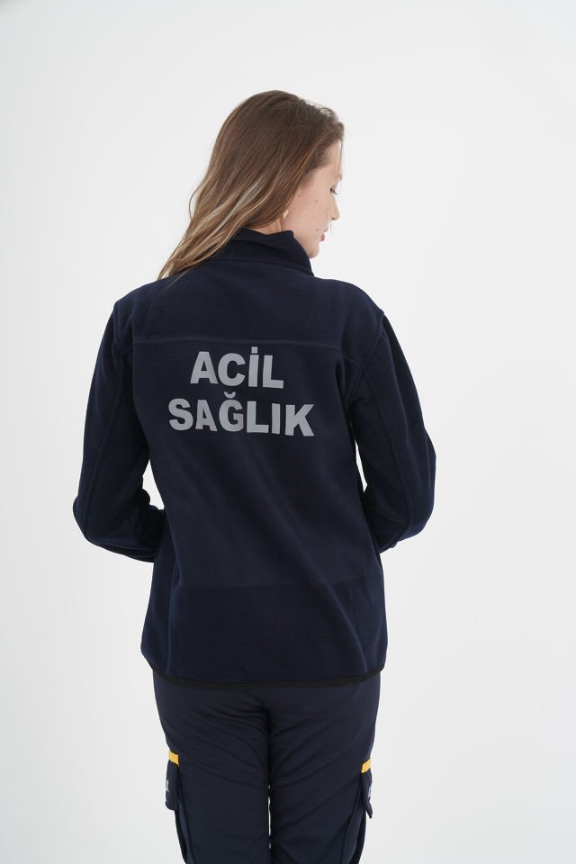 Yeni Lacivert Acil Sağlık Polar (Unisex)