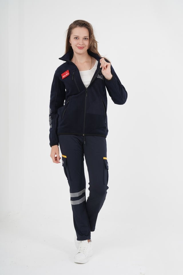 Yeni Lacivert Acil Sağlık Polar (Unisex)