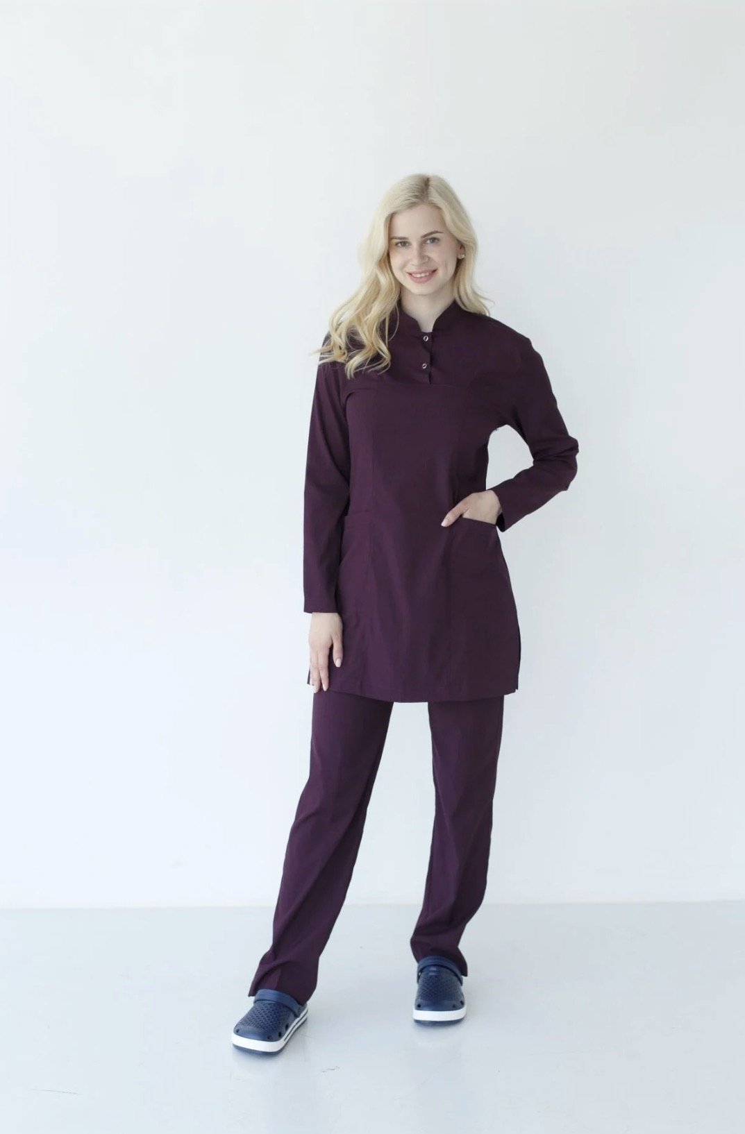 Mürdüm Tesettür Cerrahi Likralı Takım