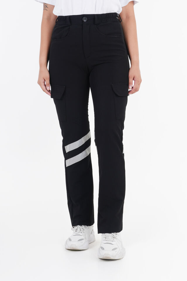 Paramedik Siyah Tactical Outdoor Likralı Pantolon (Unisex)