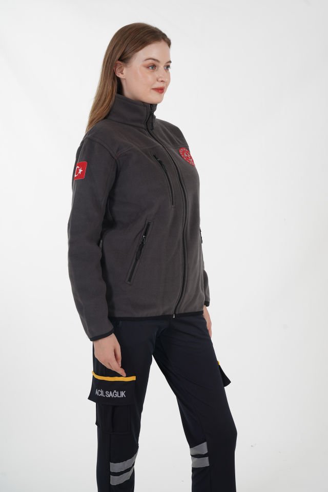 112 Acil Çağrı Merkezi Füme Polar (Unisex)