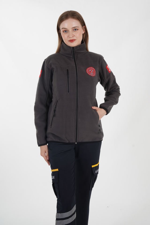 112 Acil Çağrı Merkezi Füme Polar (Unisex)