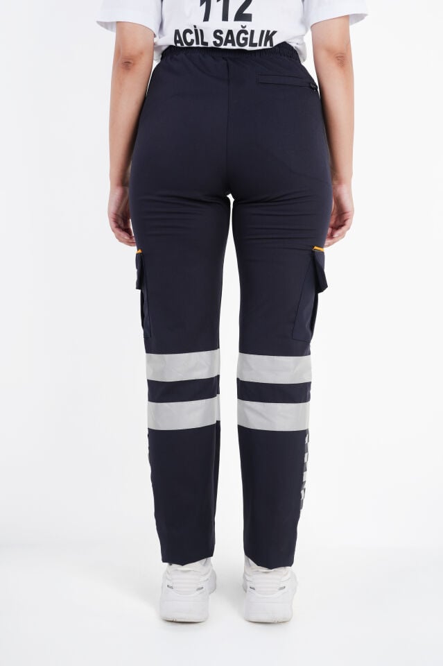 112 Acil Sağlık Lacivert Premium Likralı Pantolon (Unisex)