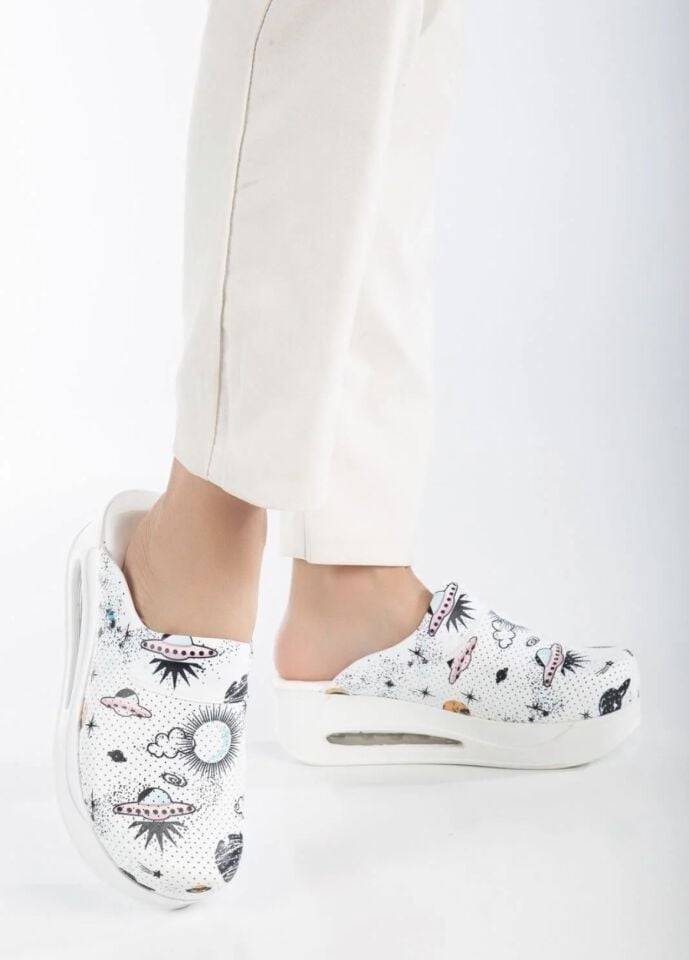Desenli Ortopedik Airmax Terlik