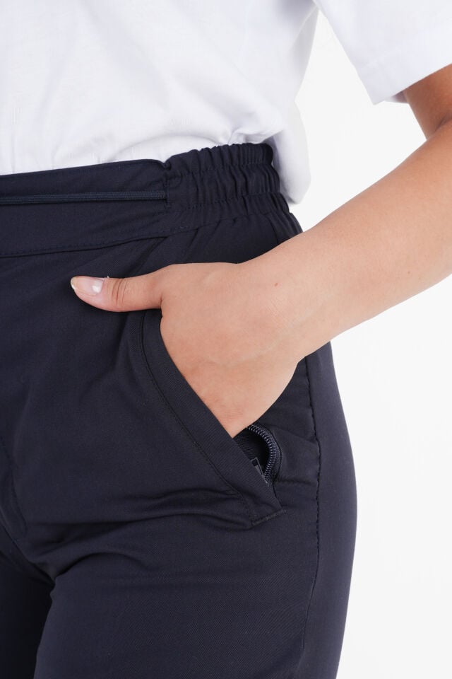 Paramedik Lacivert Likralı Premium Pantolon (Unisex)