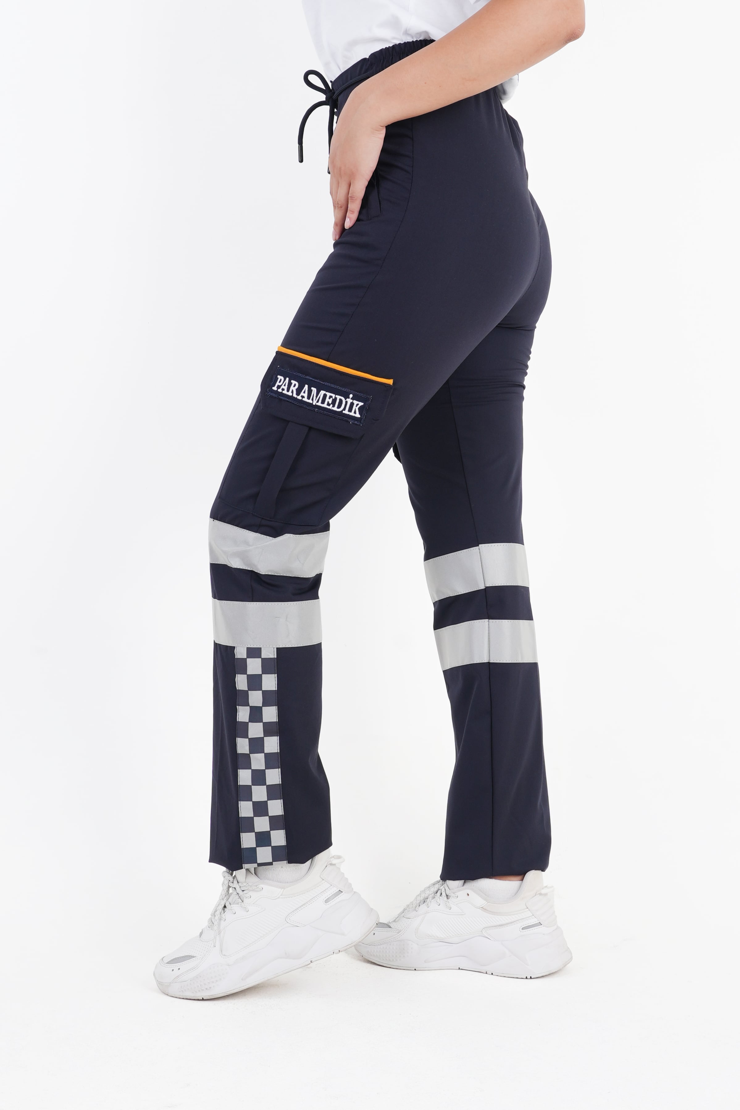 Paramedik Lacivert Likralı Premium Pantolon (Unisex)