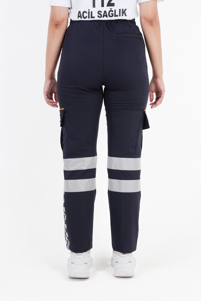 Paramedik Lacivert Likralı Premium Pantolon (Unisex)