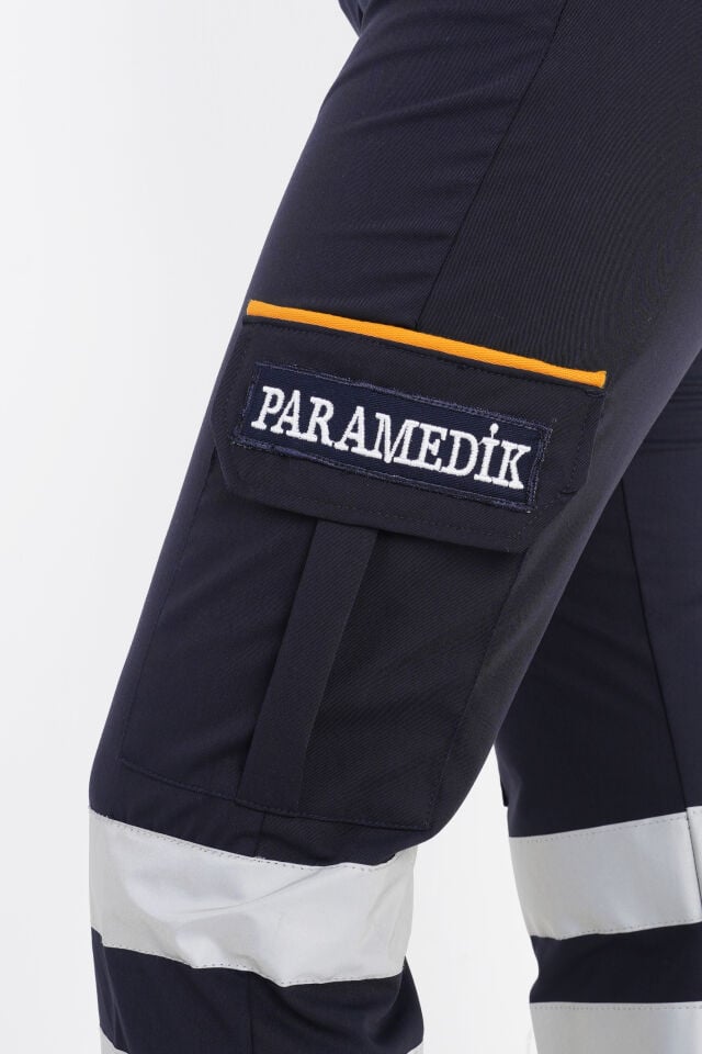Paramedik Lacivert Likralı Premium Pantolon (Unisex)