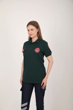 Yeni Acil Sağlık Avcı Yeşili Lacost T-shirt (Unisex)