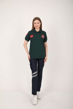 Yeni Acil Sağlık Avcı Yeşili Lacost T-shirt (Unisex)