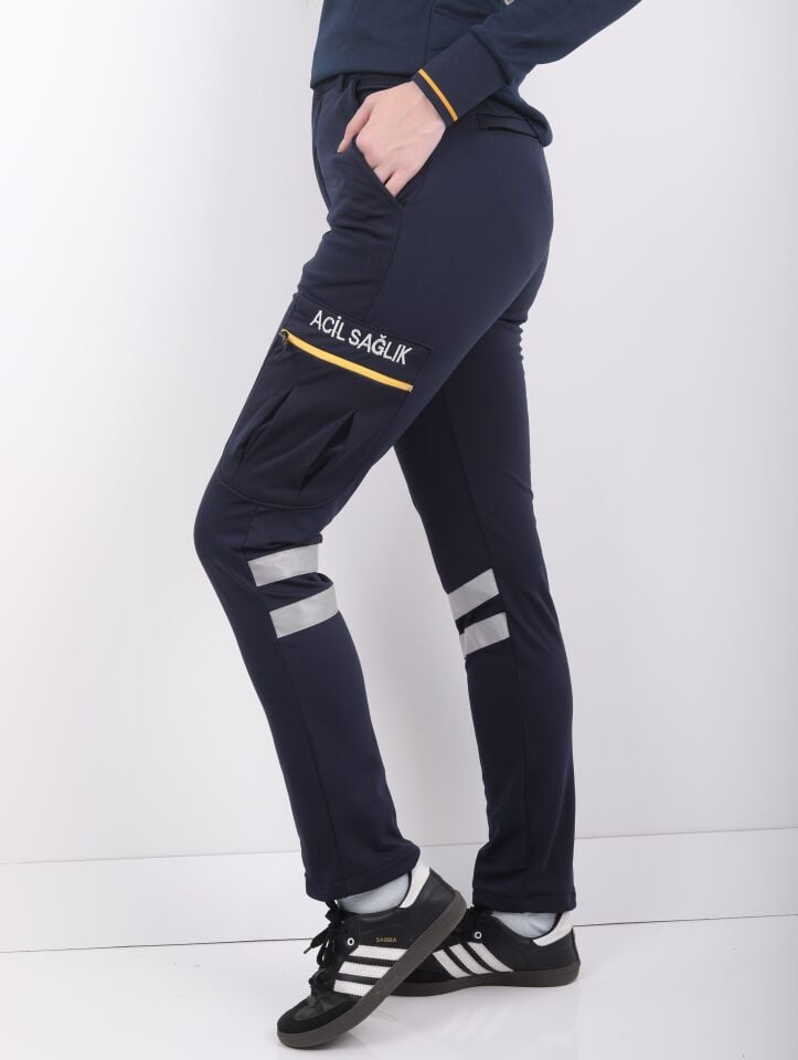 KIŞLIK 112 Acil Sağlık Lacivert Likralı Pantolon (Unisex)