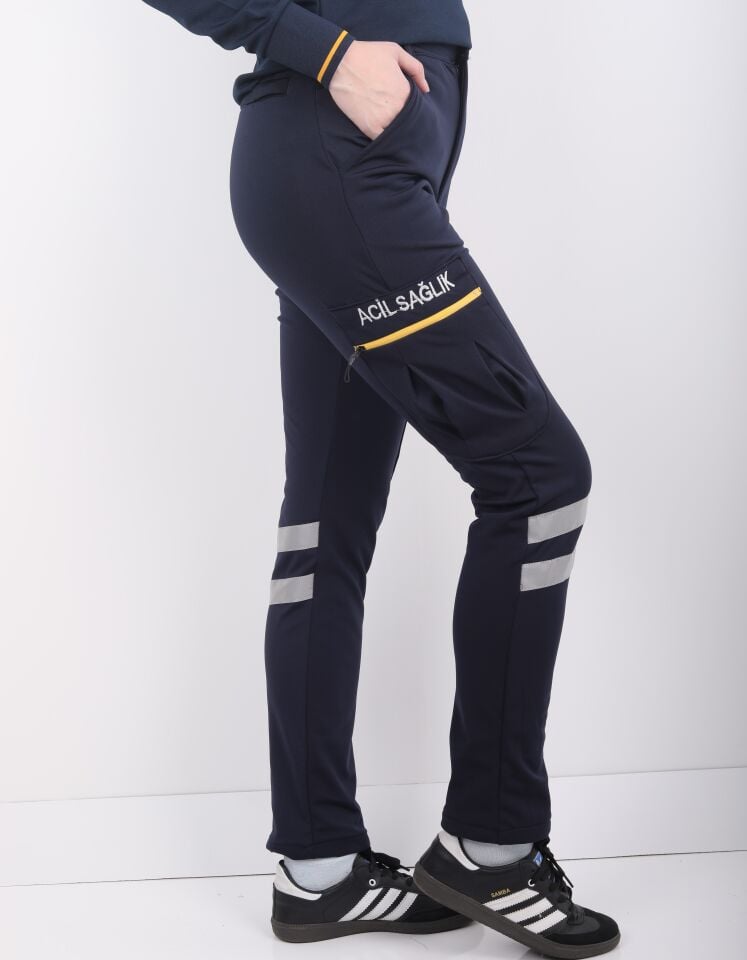 KIŞLIK 112 Acil Sağlık Lacivert Likralı Pantolon (Unisex)