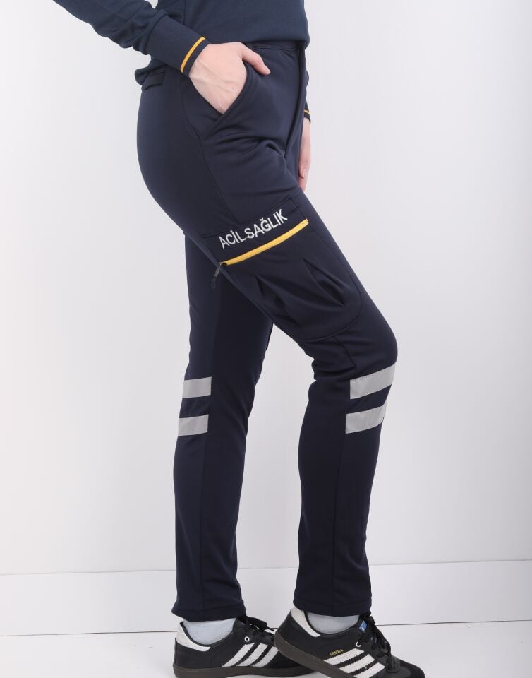 KIŞLIK 112 Acil Sağlık Lacivert Likralı Pantolon (Unisex)