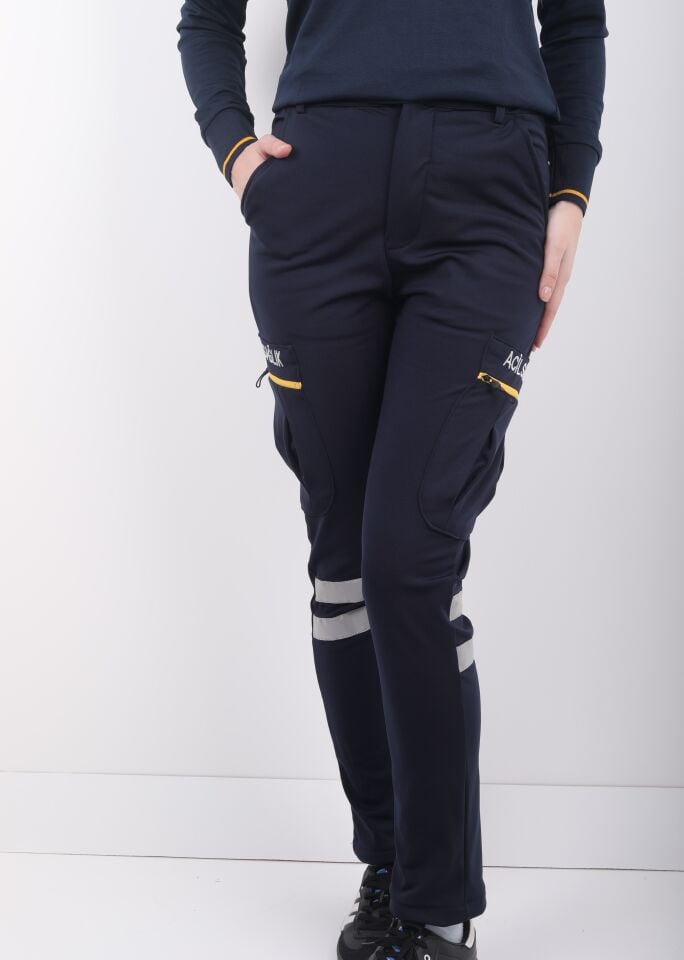 KIŞLIK 112 Acil Sağlık Lacivert Likralı Pantolon (Unisex)