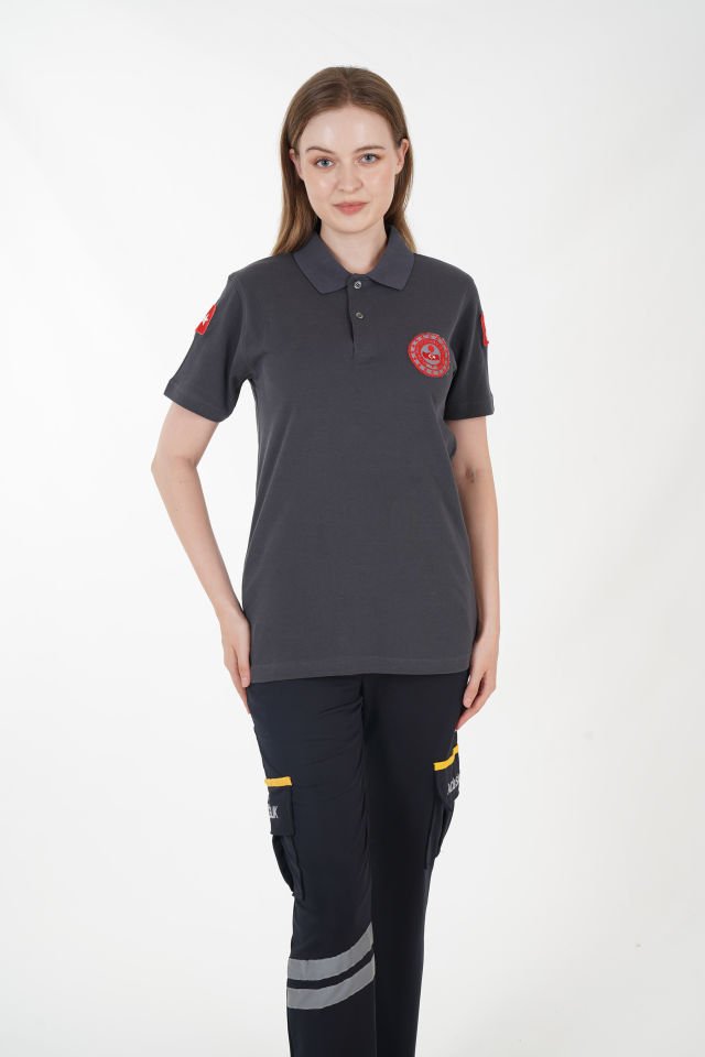 112 Acil Çağrı Merkezi Füme Lacost T-shirt  (Unisex)