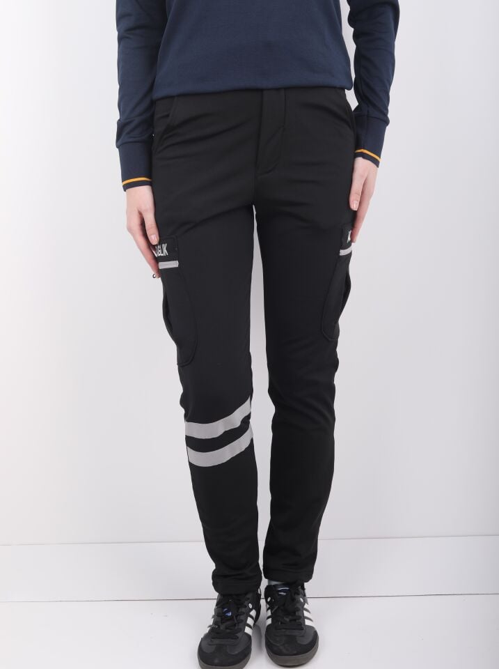 KIŞLIK 112 Acil Sağlık Siyah Likralı Pantolon (Unisex)