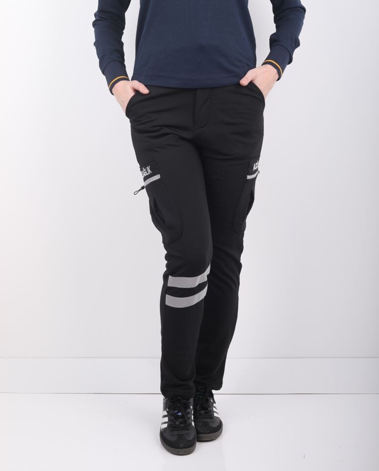 KIŞLIK 112 Acil Sağlık Siyah Likralı Pantolon (Unisex)