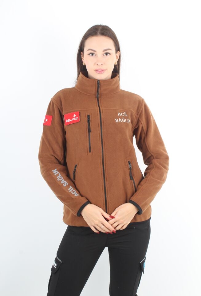 Acil Sağlık Kahverengi Polar (Unisex)
