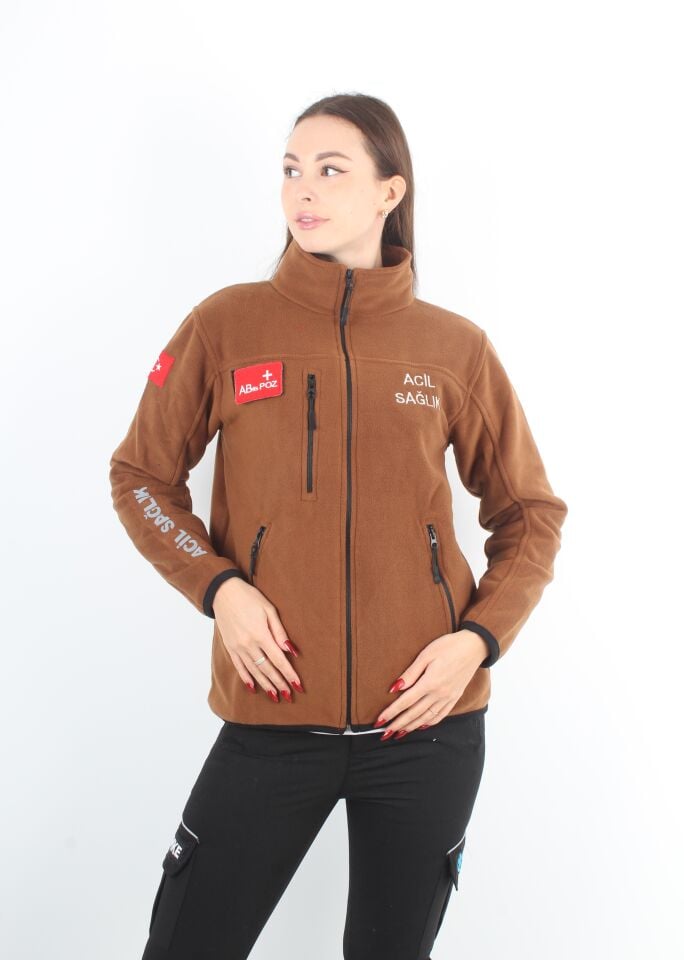 Acil Sağlık Kahverengi Polar (Unisex)