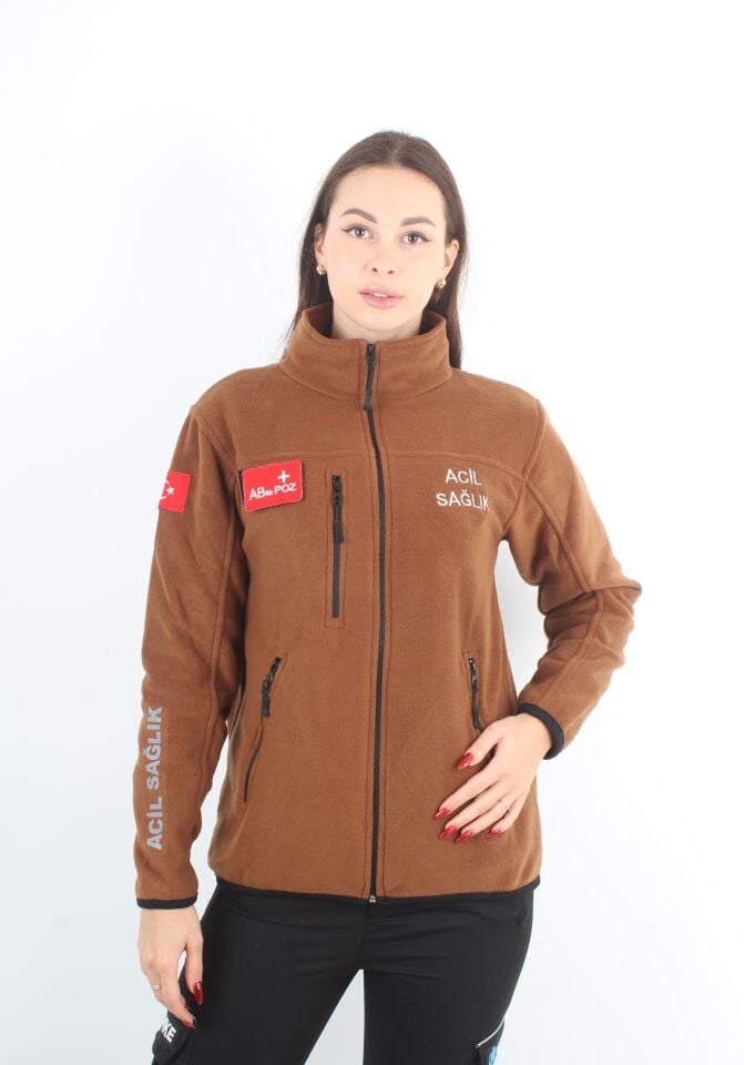 Acil Sağlık Kahverengi Polar (Unisex)
