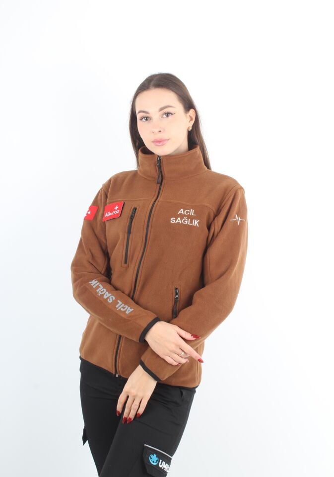 Acil Sağlık Kahverengi Polar (Unisex)